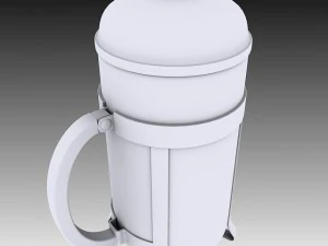 french press 3D Model