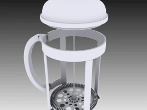 french press 3D Model