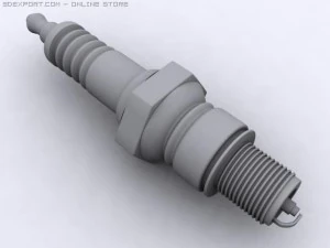 spark plug 3D Model