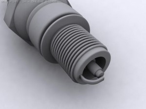 spark plug Model 3D
