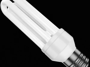 l&acirc;mpada fluorescente compacta estilo 2 Modelo 3D