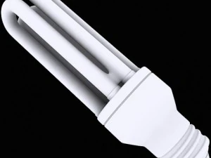 compact fluorescent bulb style 2 3D Model
