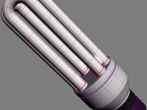 compact fluorescent bulb style 2 3D Model