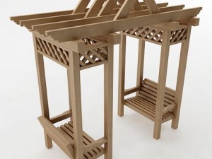 arbor trellis style 2 3D मॉडल