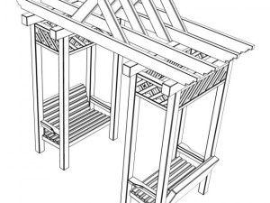 arbor trellis style 2 3D मॉडल