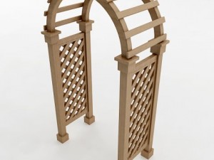 arbor trellis style 3 Modelo 3D