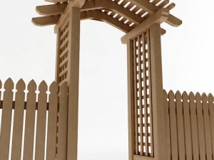 arbor trellis style 4 Model 3D