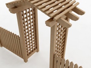 arbor trellis style 4 Model 3D