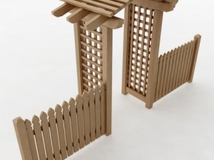 arbor trellis style 4 Model 3D