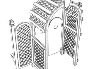 arbor trellis style 5 3D Model