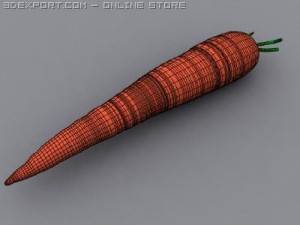 carrot Model 3D