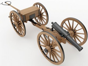 napoleon m1841 6 pounder collection Modelo 3D