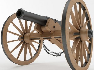 napoleon m1841 6 pounder collection Modelo 3D