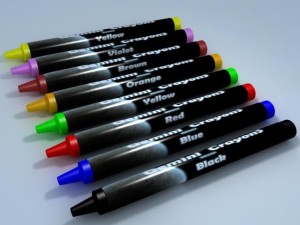 crayon 3D Модель