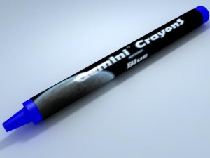 crayon 3D Model