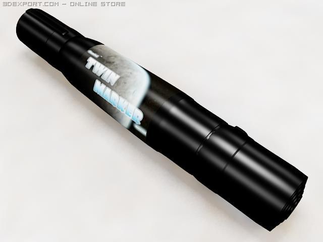 twin marker 3D Model .c4d .max .obj .3ds .fbx .stl .blend 