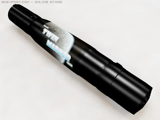 트윈 마커 3D 모델 .c4d .max .obj .3ds .fbx .stl .blend 