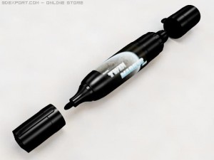 twin marker 3D Model