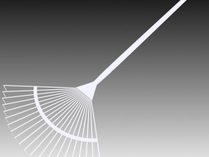 garden fan rake 3D Model