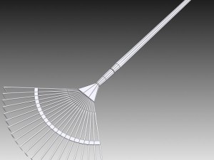 garden fan rake 3D Model