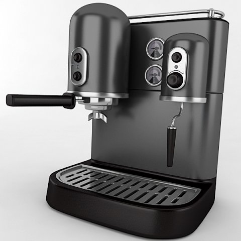 coffee maker 3D Model .c4d .max .obj .3ds .fbx .stl .blend 