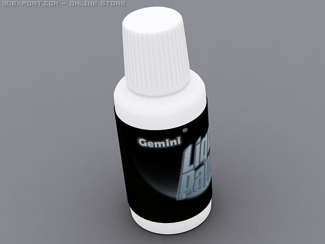 liquid paper 3D Модель .c4d .max .obj .3ds .fbx .stl .blend 