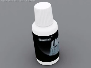 carta liquida Modello 3D