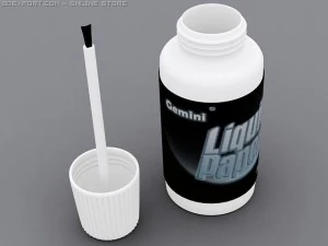 liquid paper 3D Model