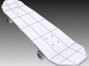 skateboard 3D Модель