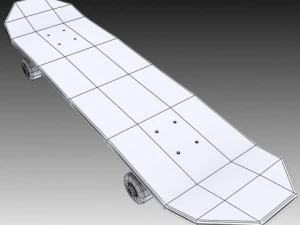 skateboard 3D Model