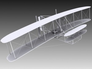 1903 wright flyer Modèle 3D