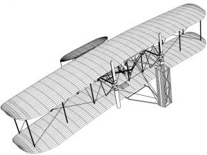 1903 wright flyer 3D Model