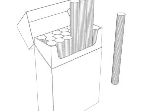 cigarette pack 3Dモデル