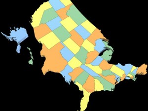 3d united states of america map Modelo 3D