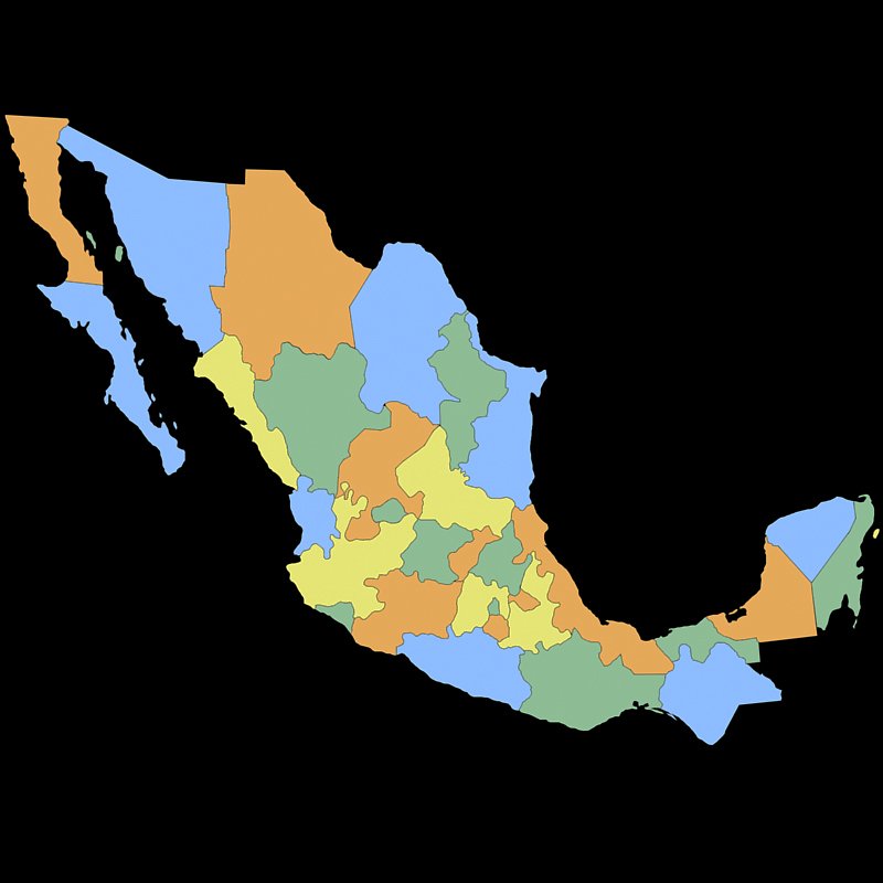 Mexico map