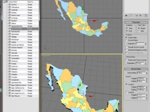3d mexico map 3D Модель
