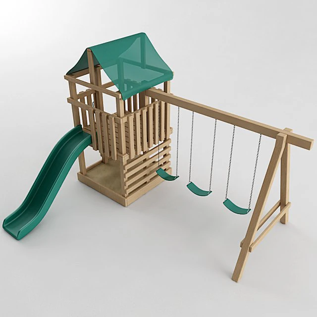 playground set 3D Model .c4d .max .obj .3ds .fbx .stl .blend 