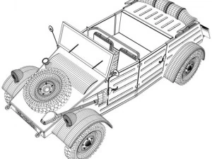 kubelwagen 3D Model