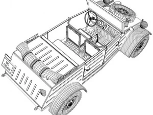 kubelwagen 3D Model