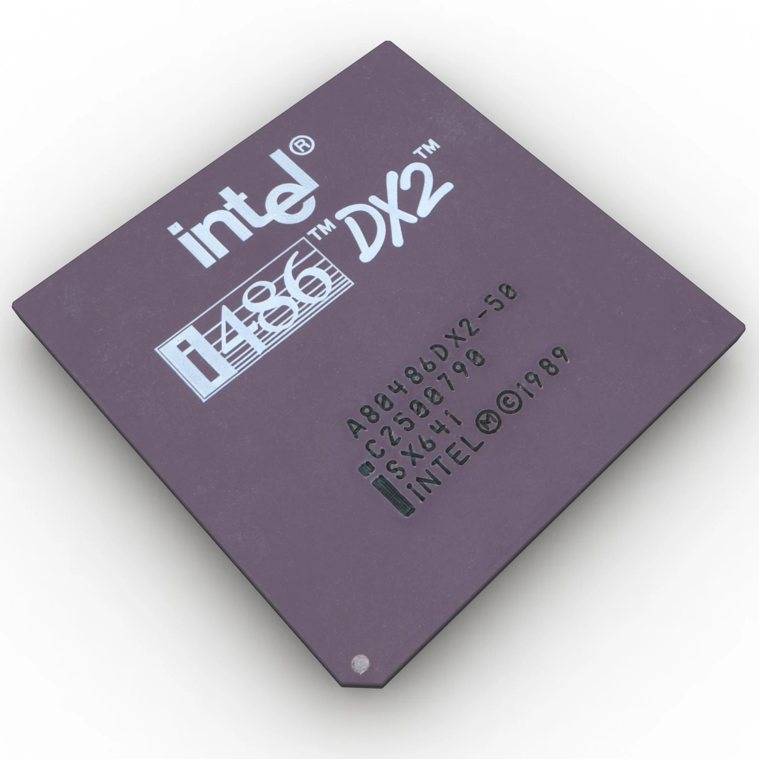 i486 dx2 सीपीयू प्रोसेसर 3D मॉडल .c4d .max .obj .3ds .fbx .stl .blend 