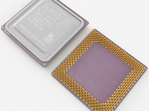 amd k6-2 cpu 3D 模型