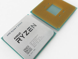 amd ryzen cpu 3D Model