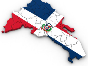 3d political map of the dominican republic Modelo 3D
