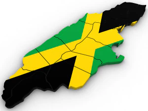 3d political map of jamaica 3D Model
