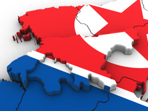 3d political map of north korea Modelo 3D