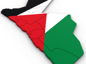 3d political map of jordan 3D Model