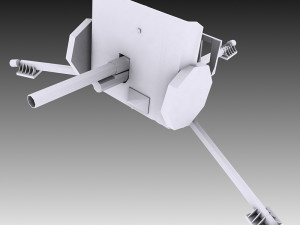 of a 2 pounder british at 3D Model