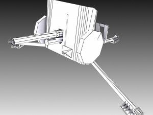 of a 2 pounder british at 3D Model