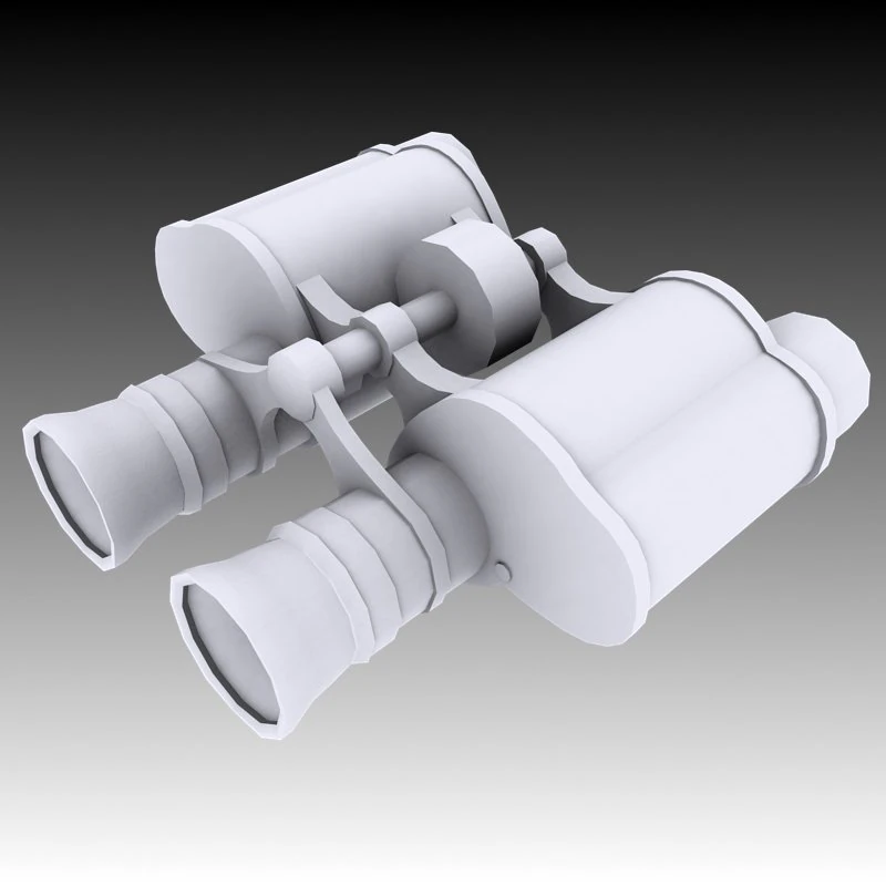 of binoculars 3D Model .c4d .max .obj .3ds .fbx .stl .blend