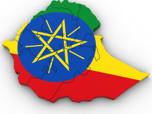 3d political map of ethiopia 3D Model